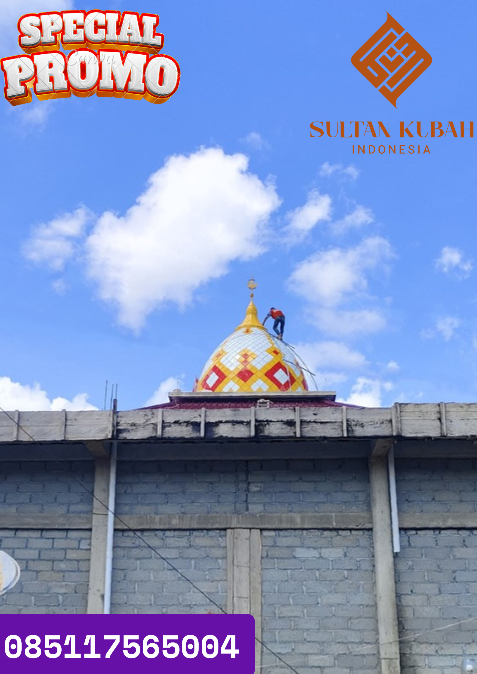 TERMURAH KUBAH MASJID KECIL KECAMATAN MANONJAYA KABUPATEN TASIKMALAYA WA 085117565004