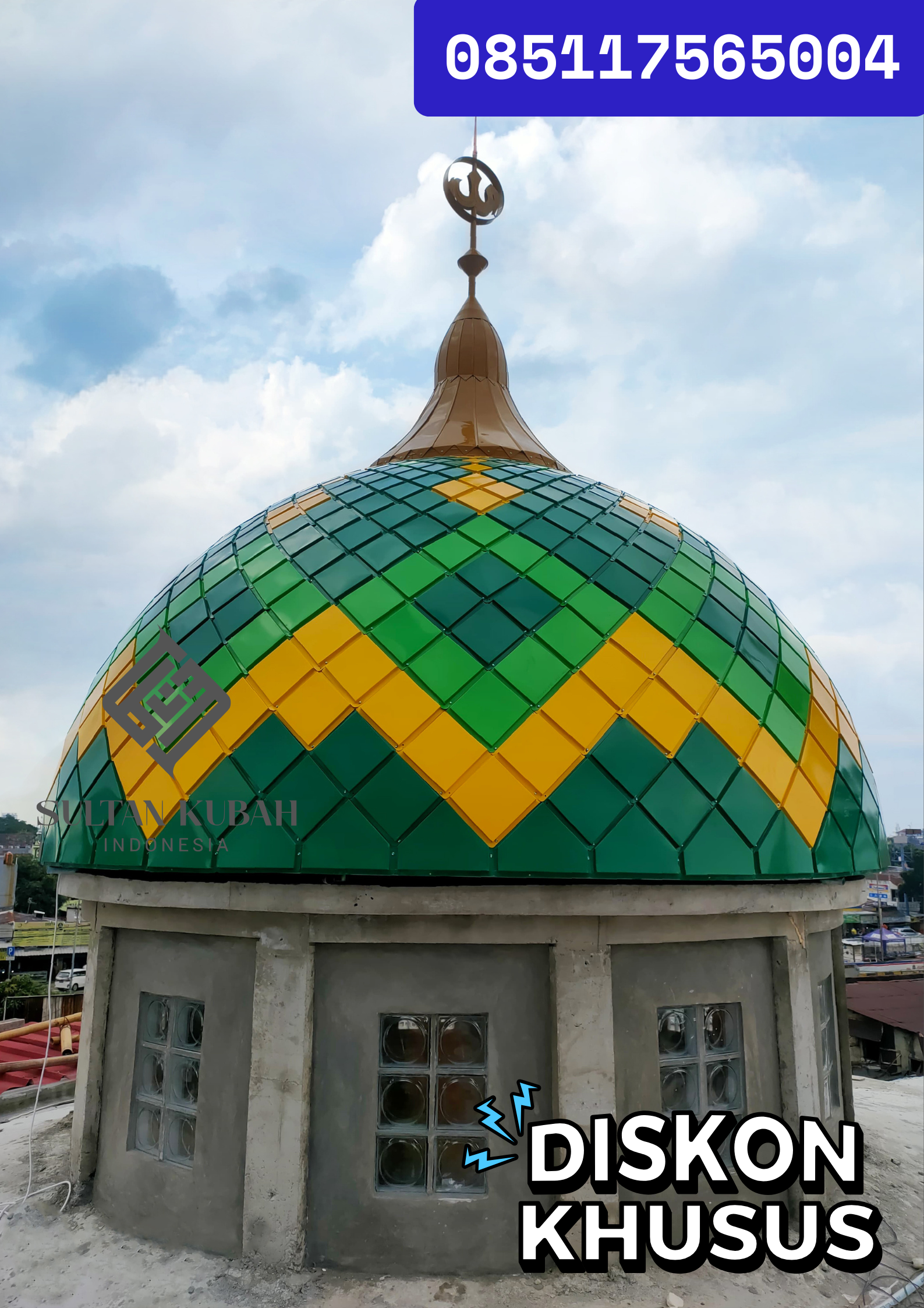 TERMURAH KUBAH MASJID KECIL KECAMATAN MARGASARI KABUPATEN TEGAL WA 085117565004