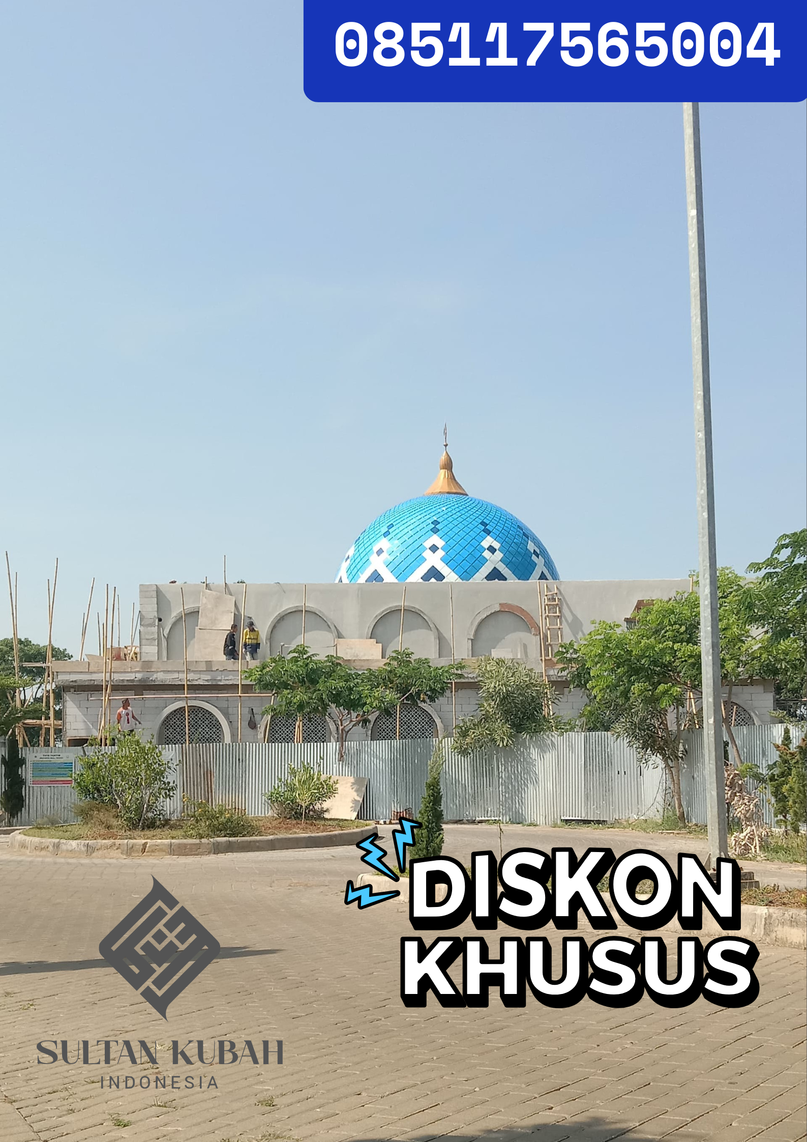 TERMURAH KUBAH MASJID HARGA BERGARANSI, Kecamatan Petungkriyono, Kabupaten Pekalongan WA. 085117565004