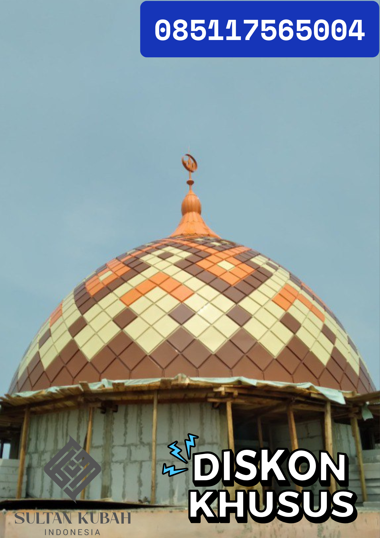 TERMURAH KUBAH MASJID KECIL di Kecamatan Bangko, Kabupaten Merangin WA 085117565004