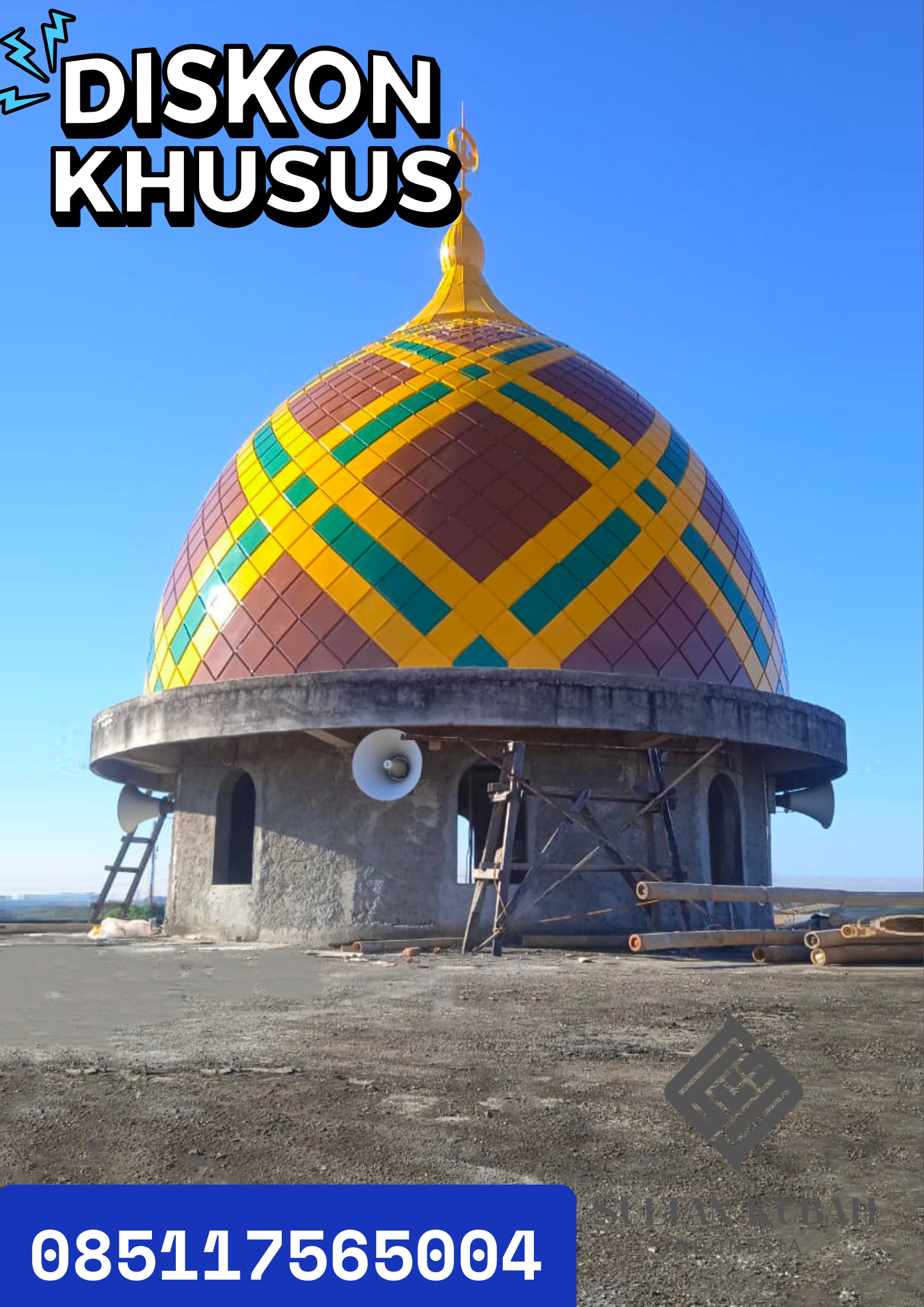 TERMURAH KUBAH MASJID KECIL KECAMATAN BANJARSARI, KOTA SURAKARTA WA 085117565004