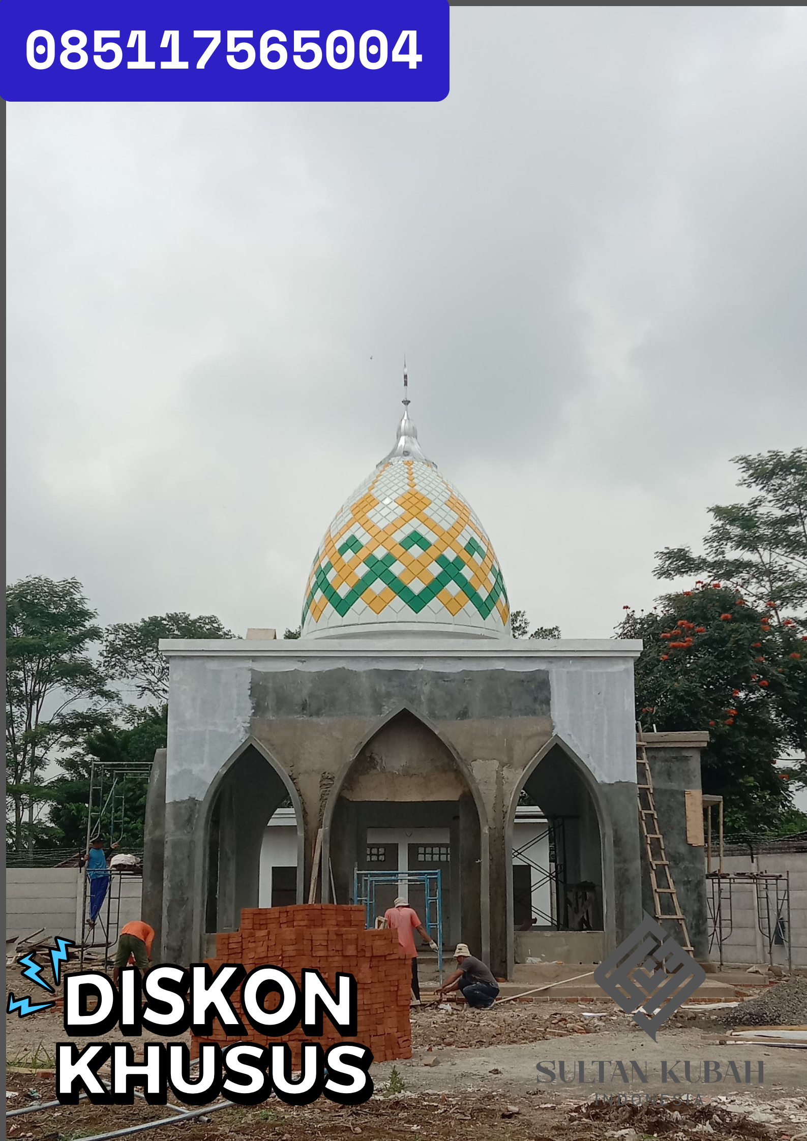 TERMURAH KUBAH MASJID HARGA BERGARANSI, Kecamatan Dukun, Kabupaten Magelang WA. 085117565004