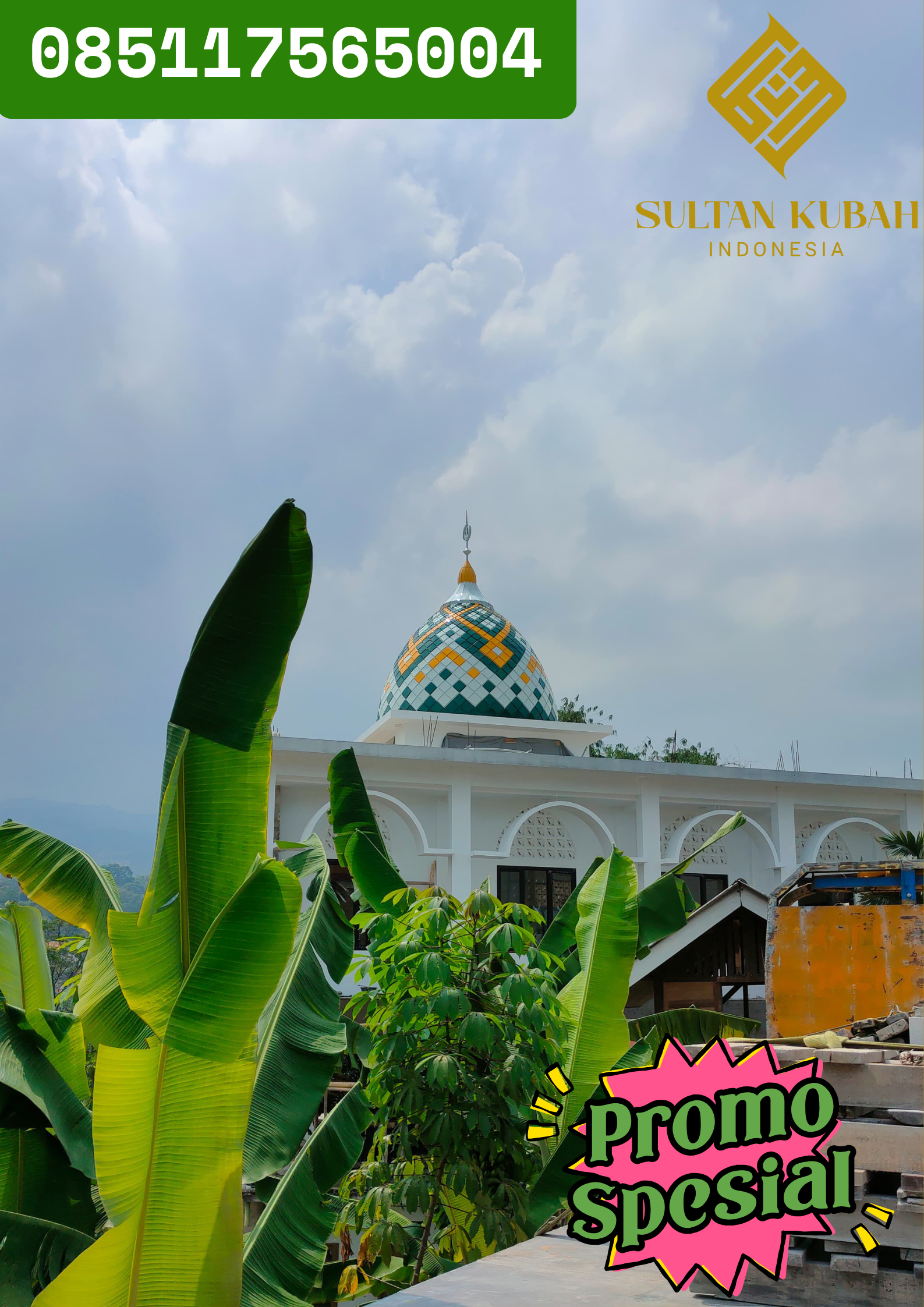 TERMURAH KUBAH MASJID KECIL Kecamatan Poleang Utara, Kabupaten Bombana WA 085117565004