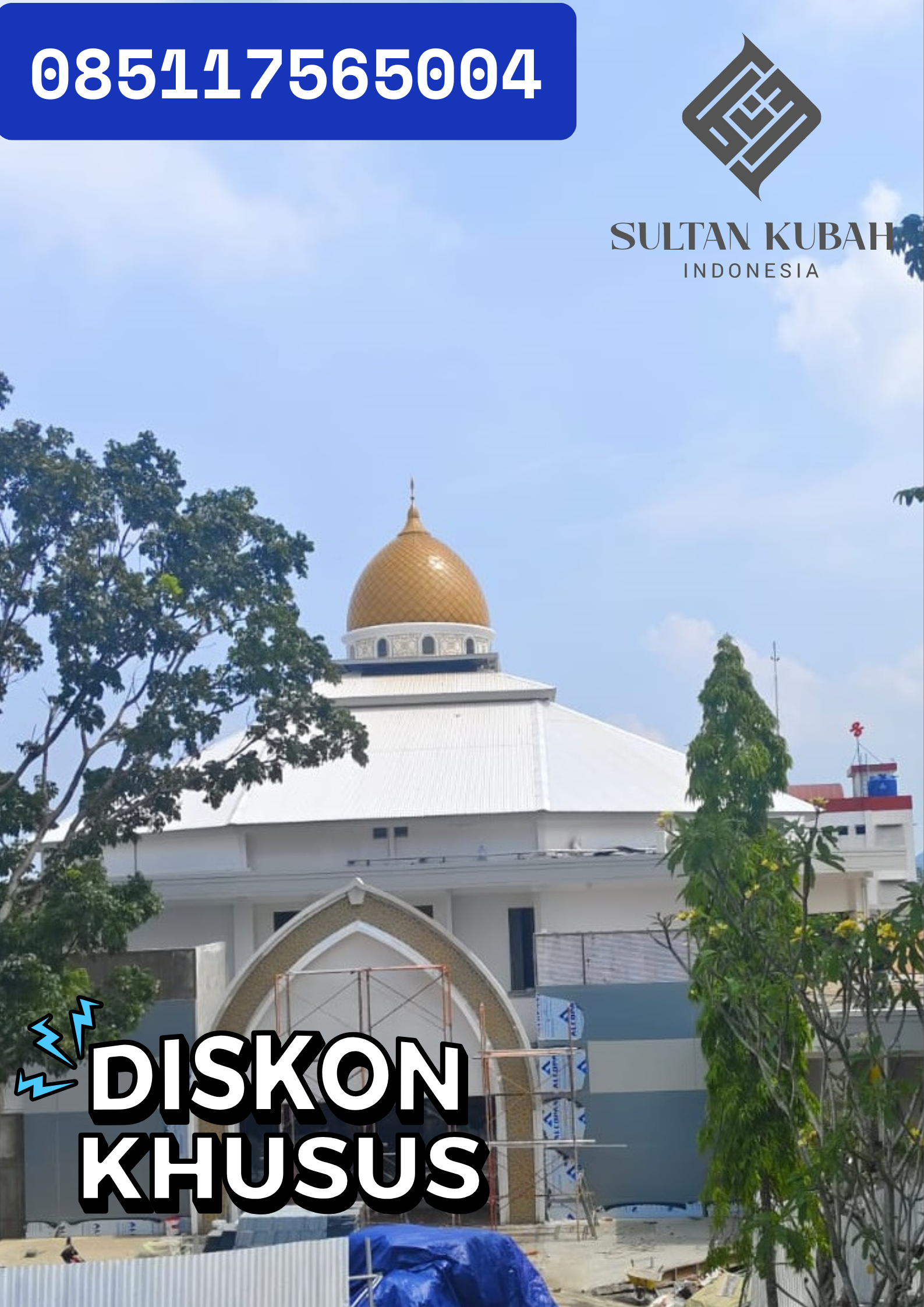 TERMURAH KUBAH MASJID KECIL KECAMATAN LAWEYAN, KABUPATEN SURAKARTA WA 085117565004
