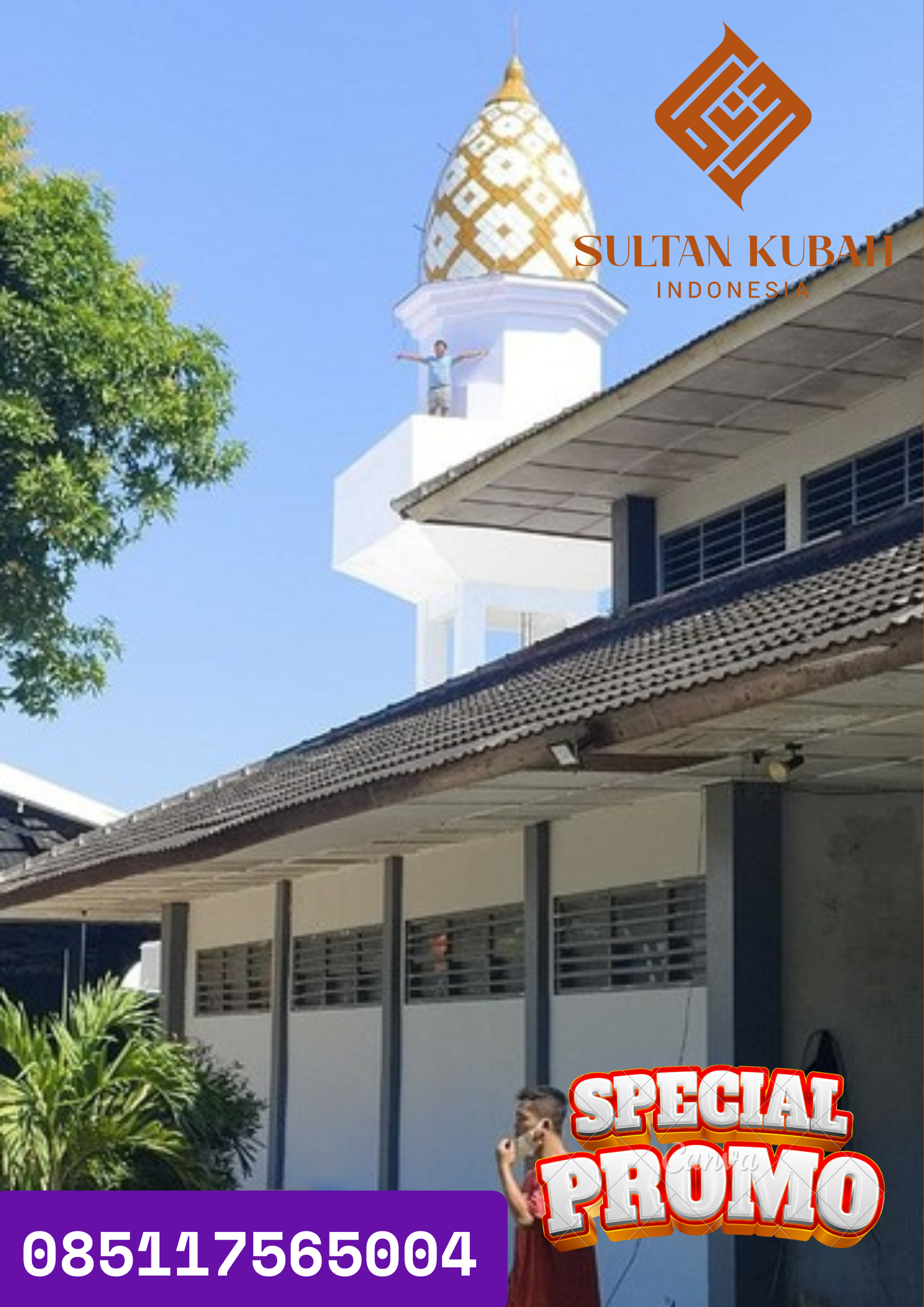 TERMURAH KUBAH MASJID KECIL di Kecamatan Sarolangun, Kabupaten Sarolangun WA 085117565004