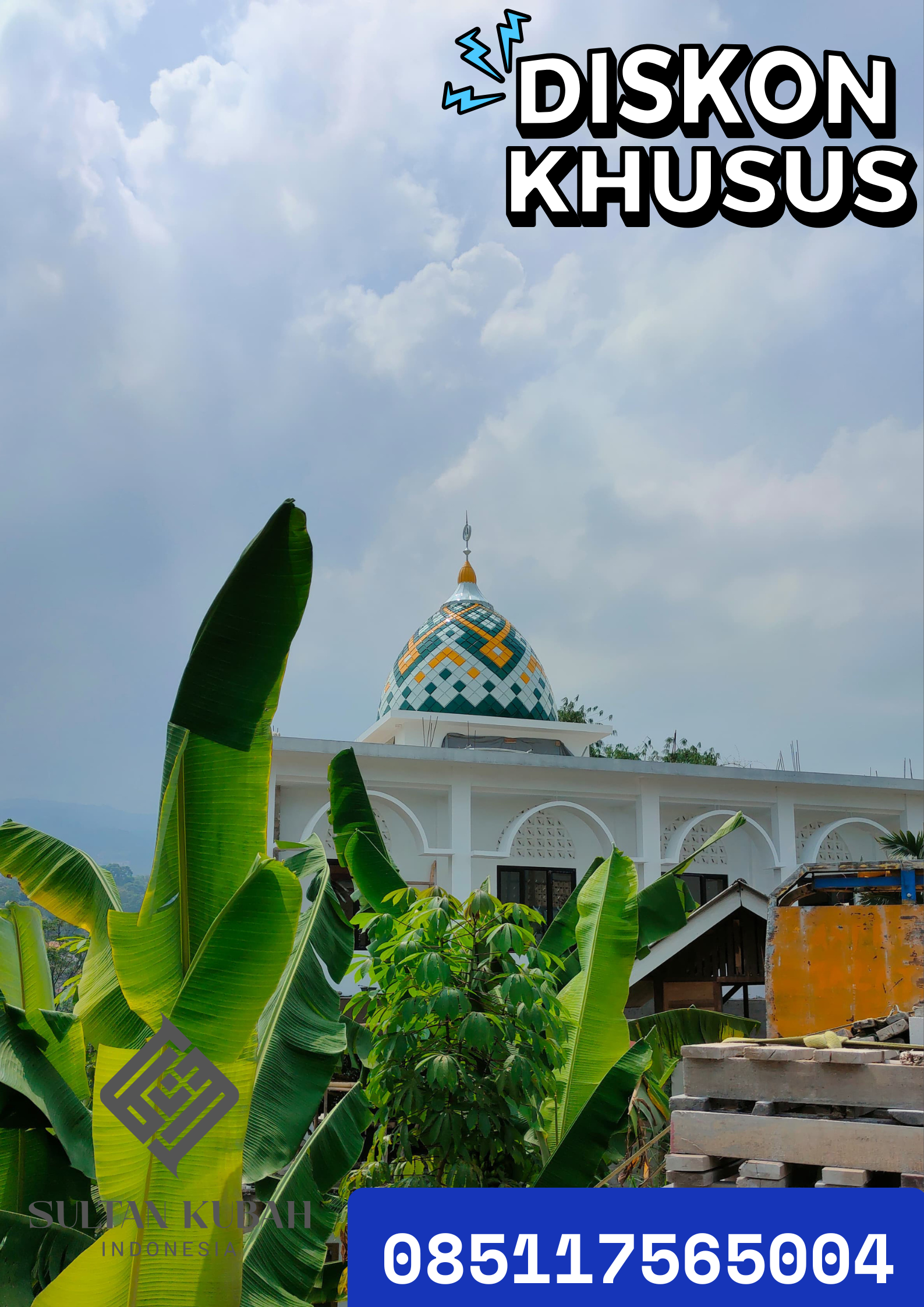 TERMURAH KUBAH MASJID KECIL KECAMATAN SERENGAN, KOTA SURAKARTA WA 085117565004