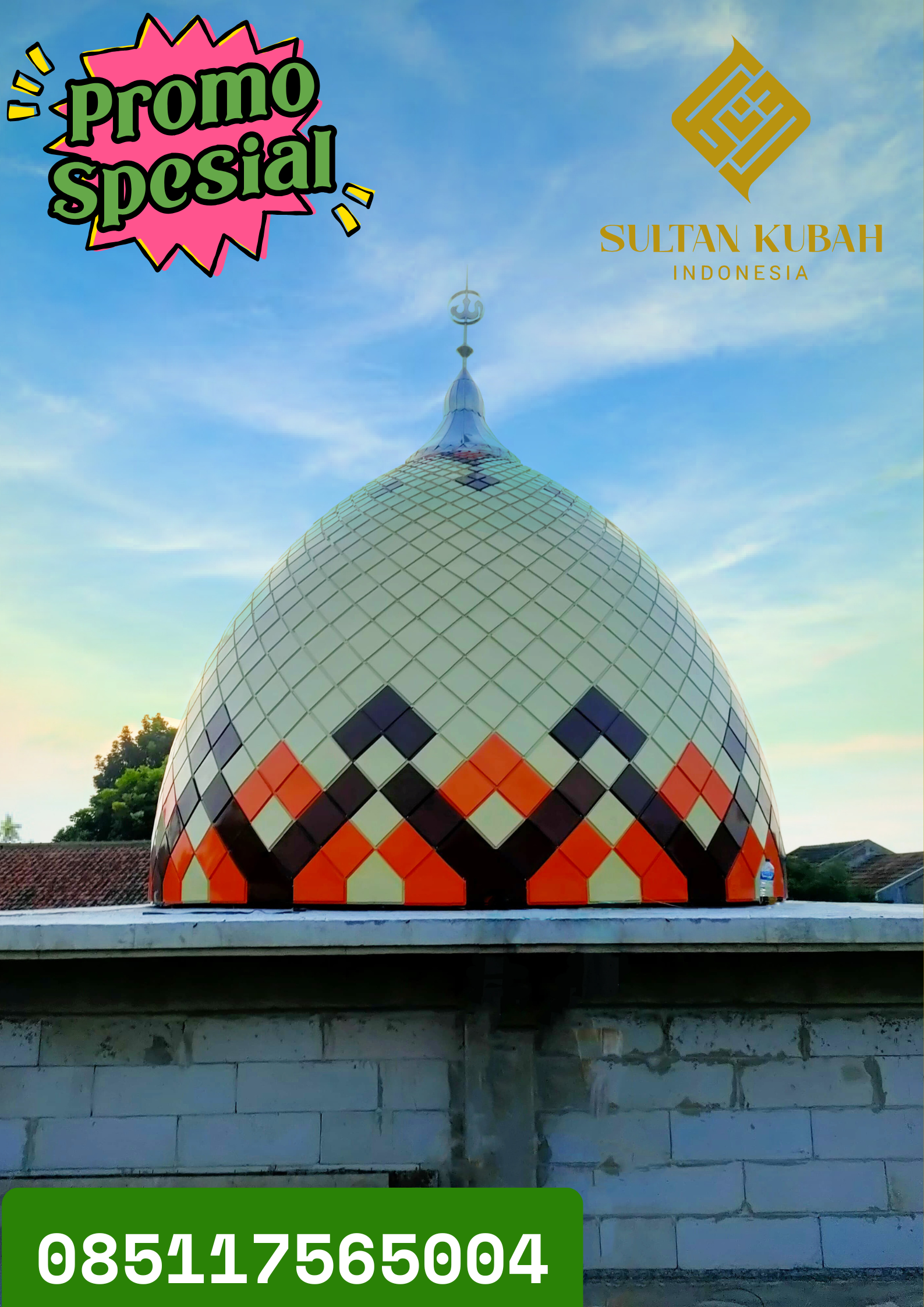 TERMURAH KUBAH MASJID KECIL Kecamatan Poleang Timur, Kabupaten Bombana WA 085117565004