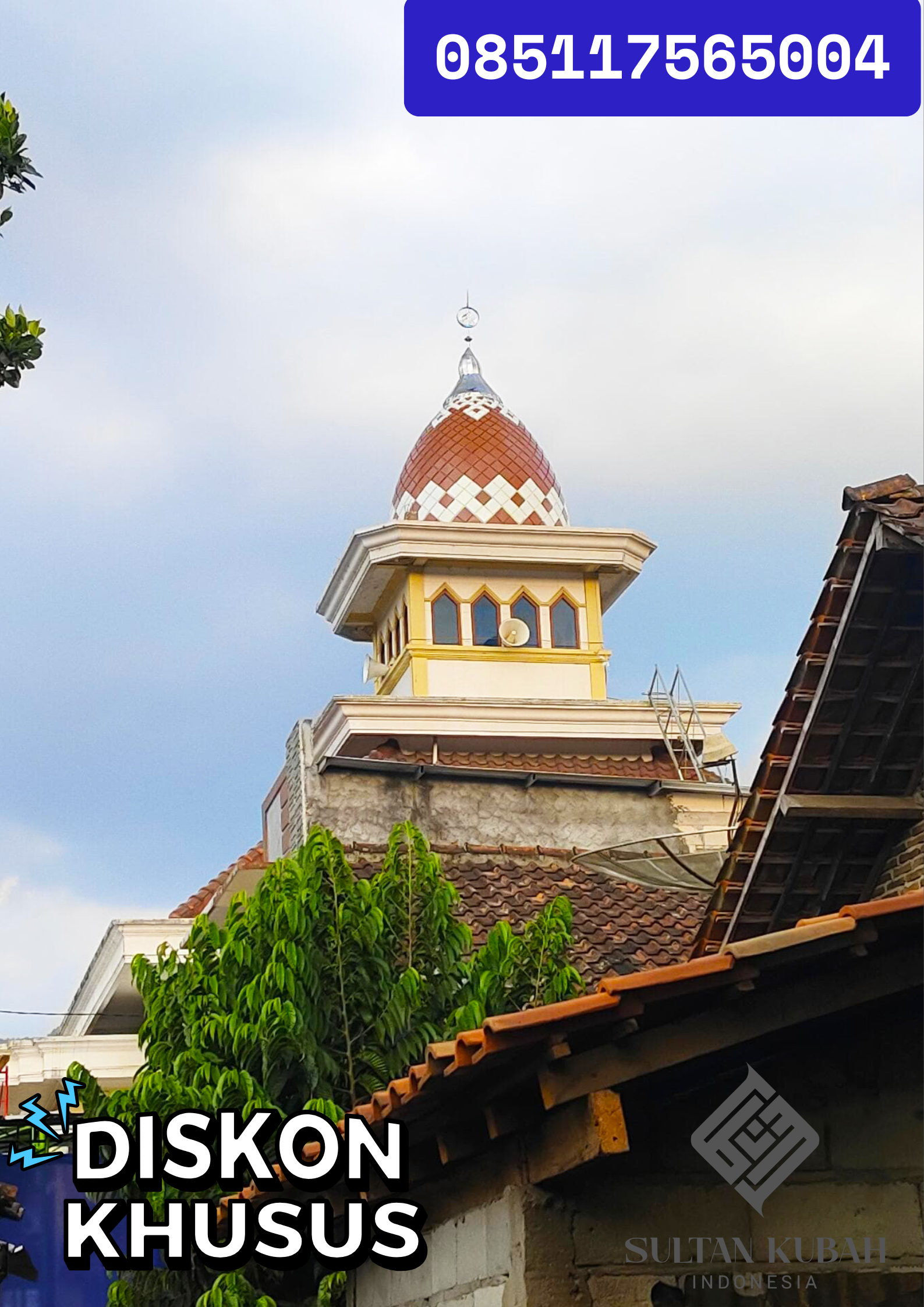 TERMURAH KUBAH MASJID KECIL KECAMATAN BUMIJAWA KABUPATEN TEGAL WA 085117565004