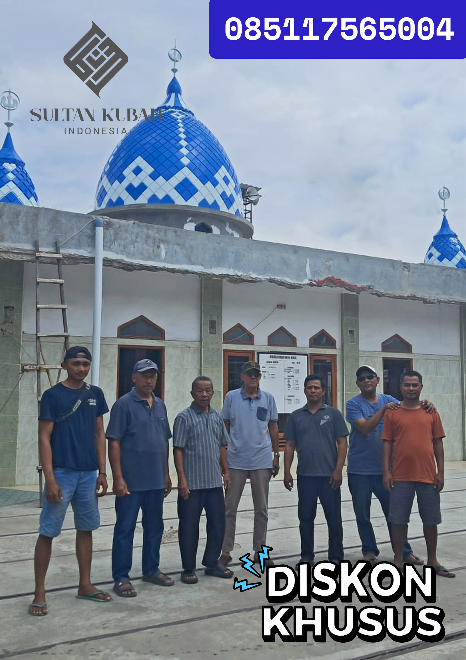 TERMURAH KUBAH MASJID HARGA BERGARANSI, Kecamatan Candimulyo, Kabupaten Magelang WA. 085117565004