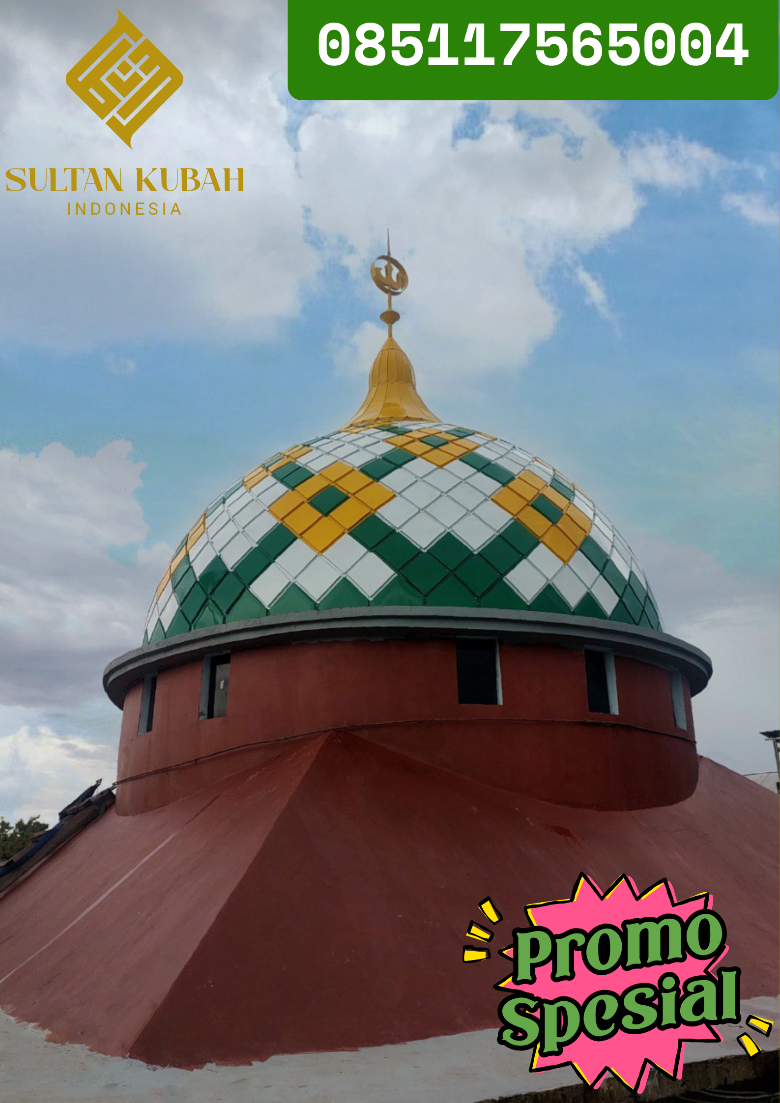 TERMURAH KUBAH MASJID KECIL Kecamatan Poleang Selatan, Kabupaten Bombana WA 085117565004