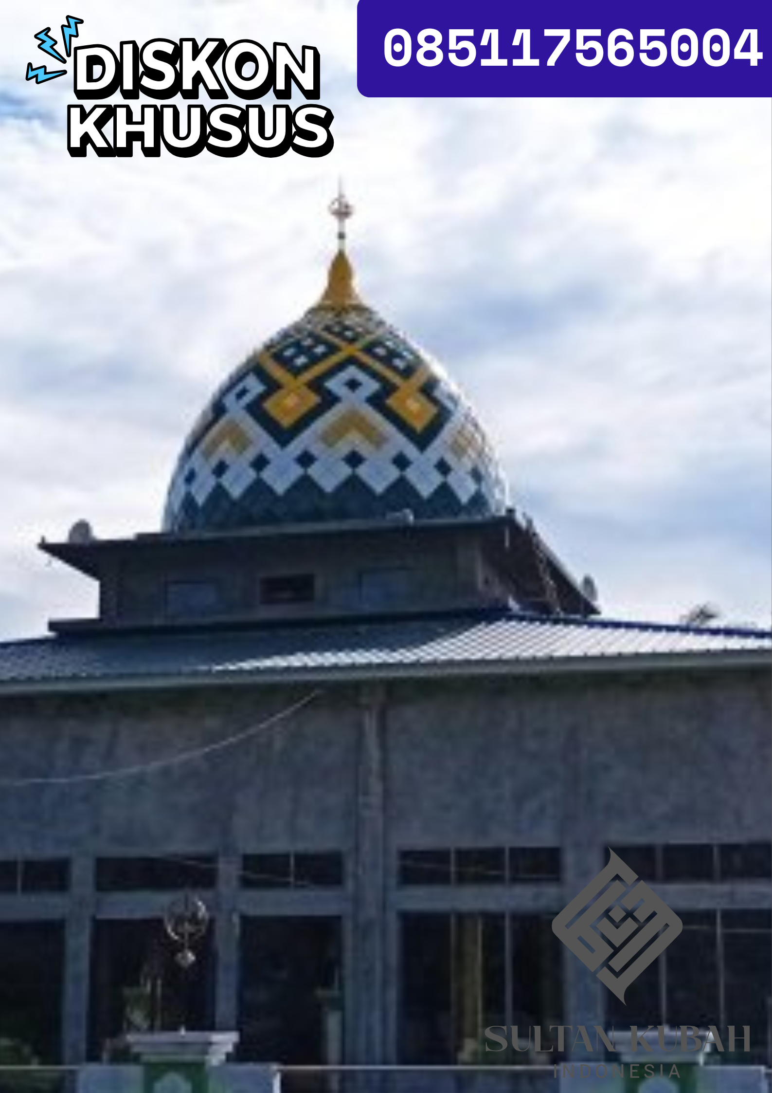 TERMURAH KUBAH MASJID KECIL di KECAMATAN Barebbo, KABUPATEN Bone WA 085117565004