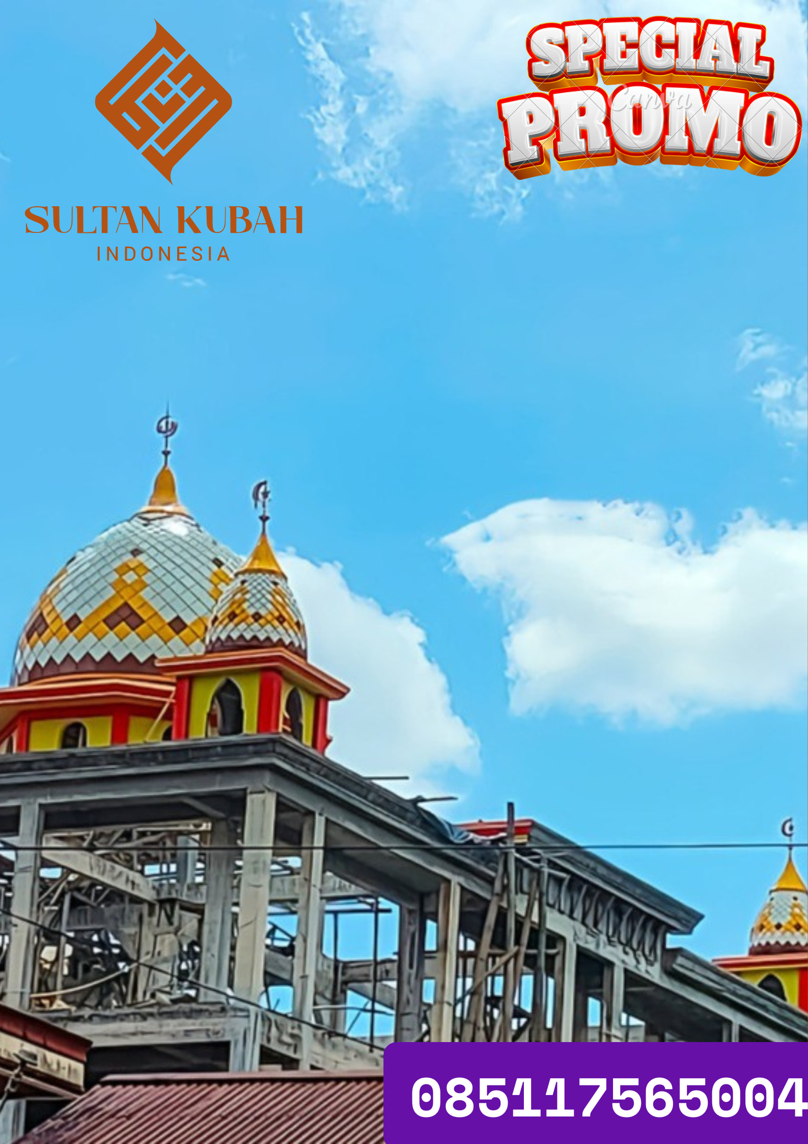 TERMURAH KUBAH MASJID KECIL KECAMATAN JERUKLEGI KABUPATEN CILACAP WA 085117565004