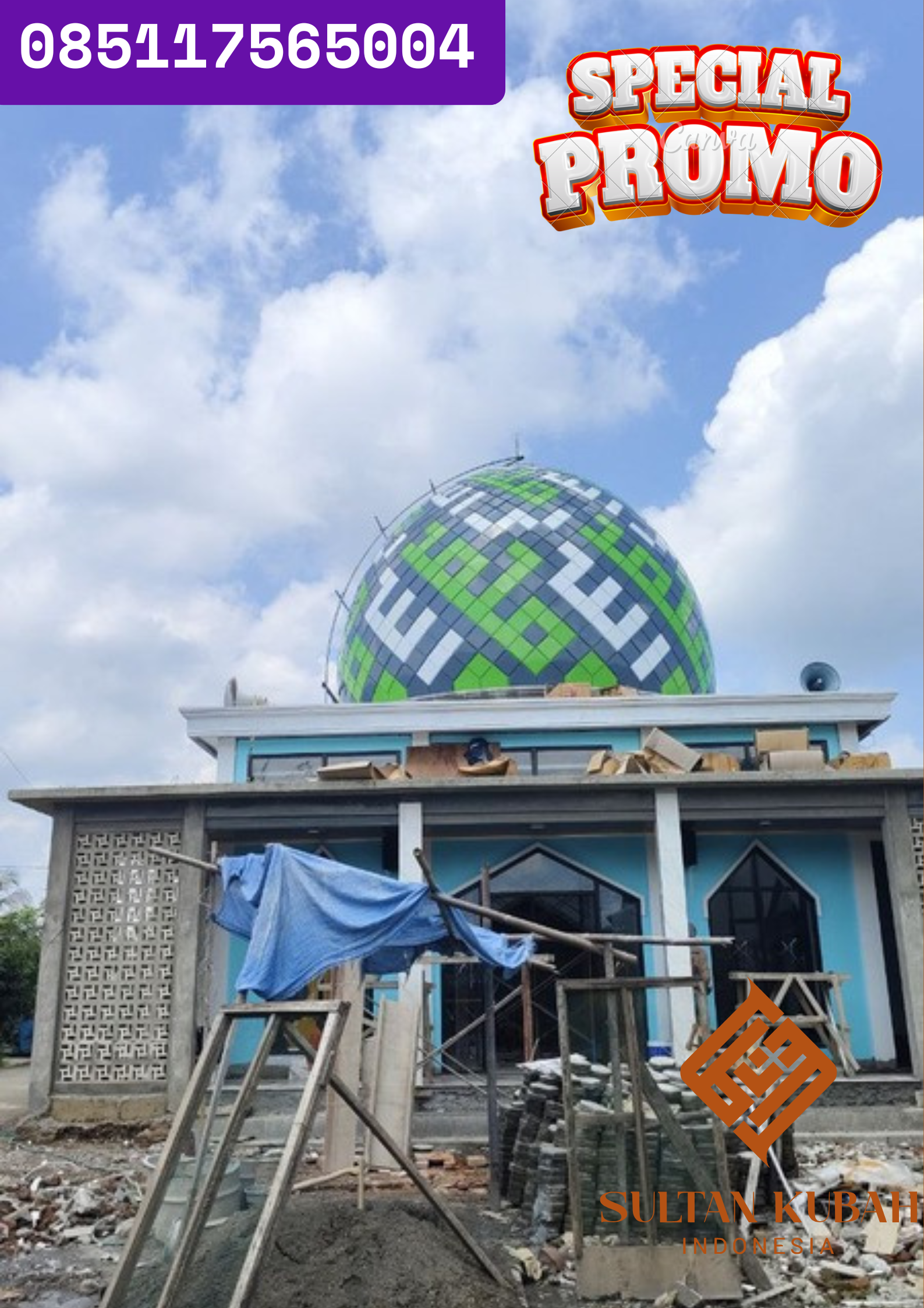 TERMURAH KUBAH MASJID KECIL KECAMATAN CIPATUJAH KABUPATEN TASIKMALAYA WA 085117565004