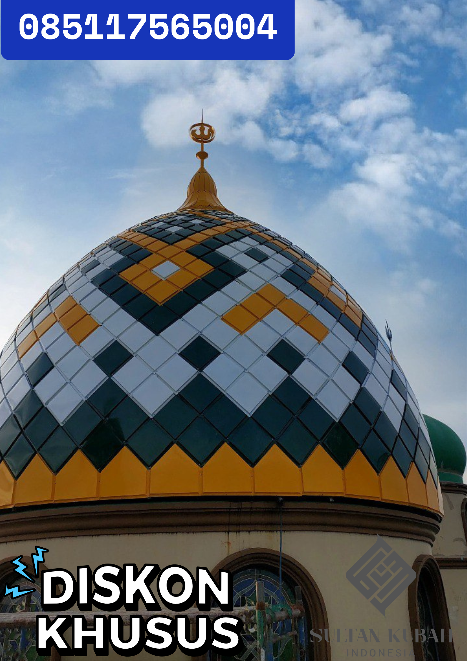 TERMURAH KUBAH MASJID KECIL di Kecamatan Pamenang, Kabupaten Merangin WA 085117565004