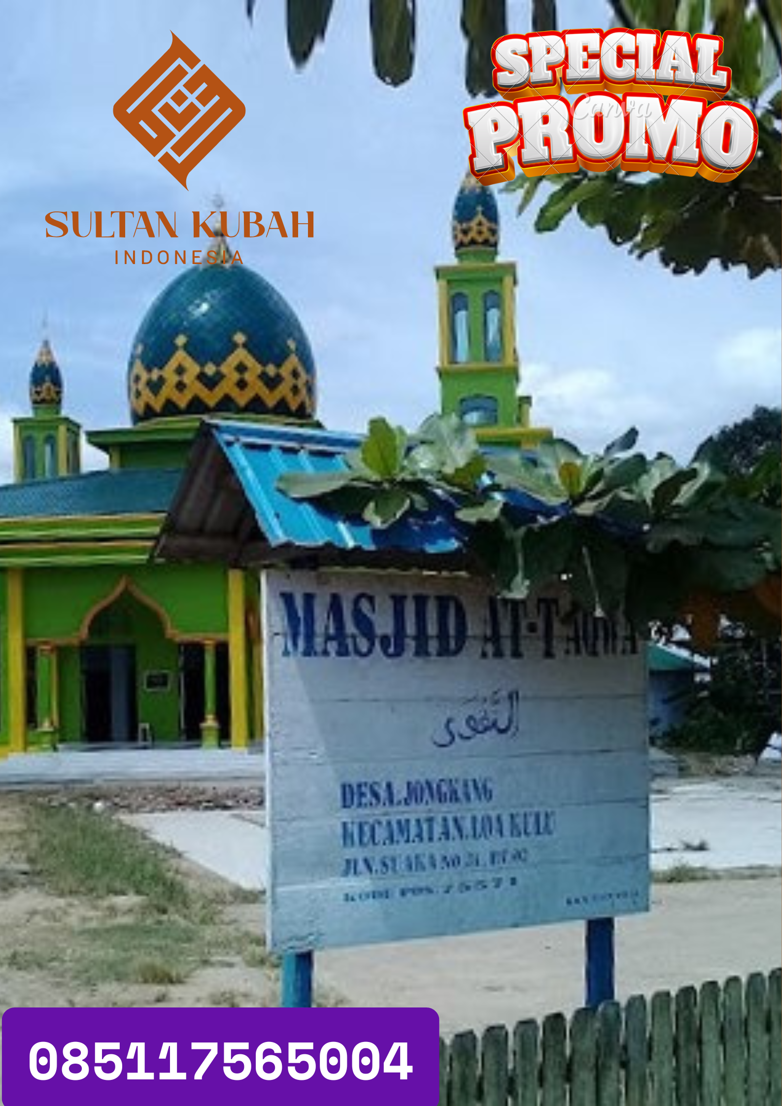 TERMURAH KUBAH MASJID KECIL KECAMATAN CILACAP SELATAN KABUPATEN CILACAP WA 085117565004