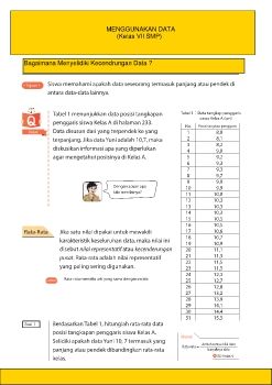 E-Modul Menggunakan Data VII SMP