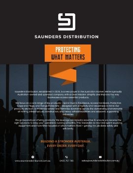 Saunders Distribution product brochure - 2025