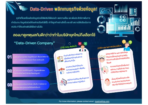 พลิกเกมธุรกิจด้วยข้อมูล: เหตุผลที่บริษัทยุคใหม่เลือกใช้ Data-Driven