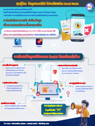 ปกป้องข้อมูลบริษัทจากภัย Social Media!