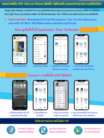 แปลงภาพเป็น PDF บน iPhone ง่ายๆ ประหยัดเวลาและสะดวก