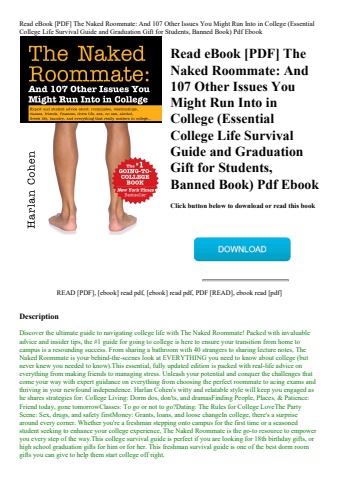 read ebook [pdf] the naked roommate and 107 other issues you might run into in college (essential co