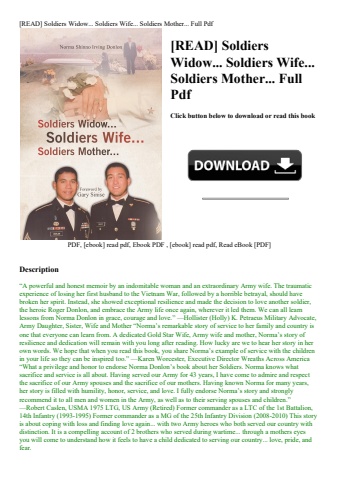 [read] soldiers widow
