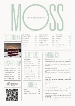 Menu MOSS