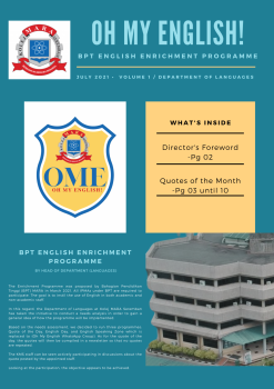 Oh My English Newsletter Vol1 July