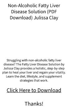 PDF Book Download - Non Alcoholic Fatty Liver Disease Solution by Julissa Clay