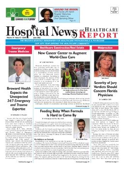 SOUTH FLORIDA HOSPITAL NEWS & HEALTHCARE REPORT JUNE 2022