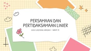 LULU LUQYANA ARIQAH - MESP21_UAS PRAKTIKUM_PERSAMAAN DAN PERTIDAKSAMAAN LINIER