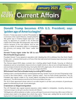 21 January 2025 Current affairs