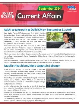 19 Sep 2024 Current affairs