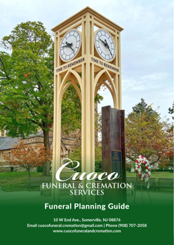 Cuoco Funeral & Cremation Service Planning Guide