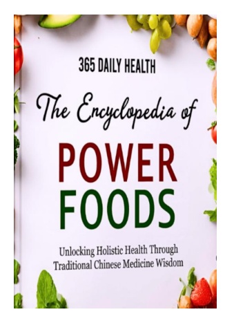 The Encyclopedia of Power Foods PDF