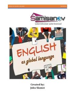 Project Module: ENGLISH AS A GLOBAL LANGUAGE