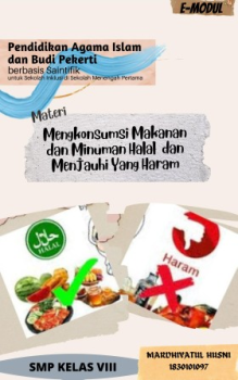 E-Modul Materi Makanan dan Minuman Yang Halal dan Haram