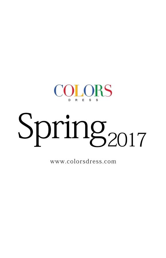 COLORS DRESS SPRING 2017