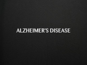 Alzheimer's Disease