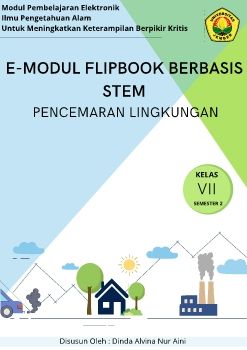 E-Modul Flipbook berbasis STEM Keterampilan Berpikir Kritis