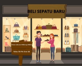 MEMBELI SEPATU BARU LINDA X B