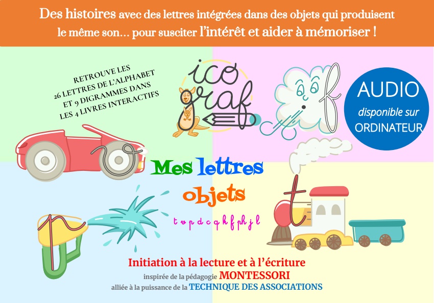 ICOGRAF Mes lettres objets