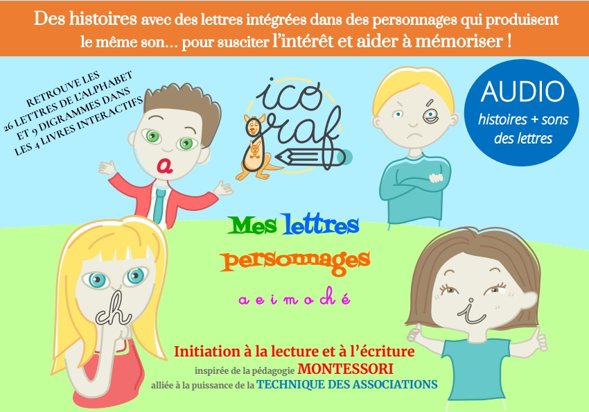 ICOGRAF Mes lettres personnages