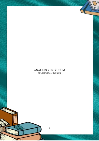ANALISIS KURIKULUM PENDIDIKAN DASAR