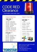 code Red Clearance brochure