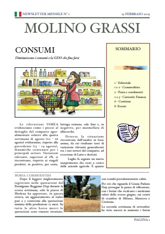 MOLINO GRASSI NEWSLETTER  BOZZA