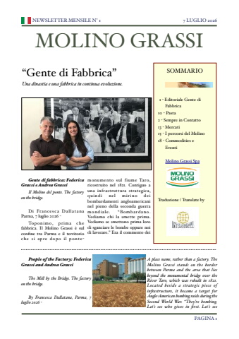molino grassi newsletter  n° 1 22