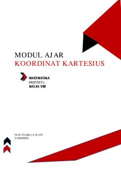 MODUL AJAR KOORDINAT KARTESIUS (1)