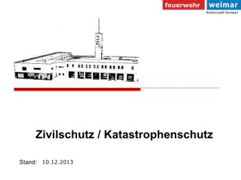 Zivil- und Katastrophenschutz