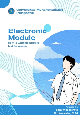 e modul how to write descriptive text for person